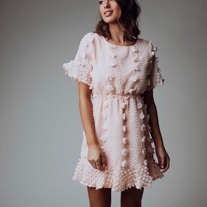 NWT Pink dot dress